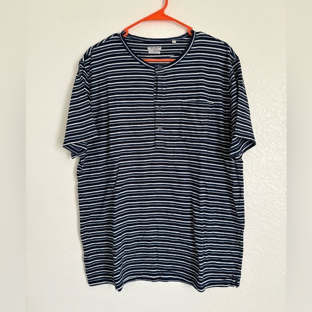 Oobe Henley Pocket Shirt Classic Cotton Minimalist Preppy Career Quiet Luxury‎